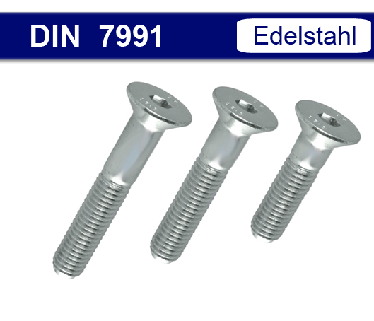 DIN 7991 Edelstahl V2A