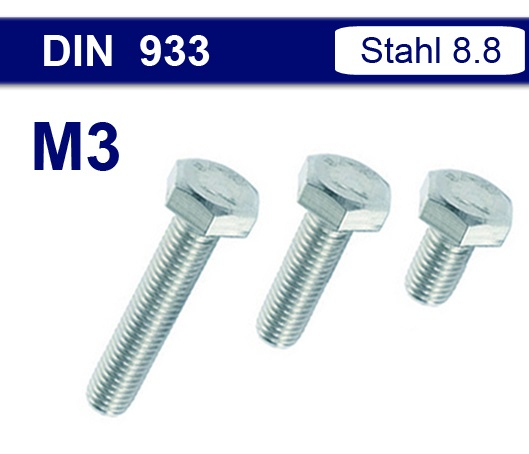DIN 933 - M3