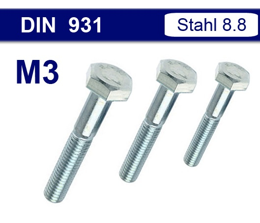 DIN 931 - M3