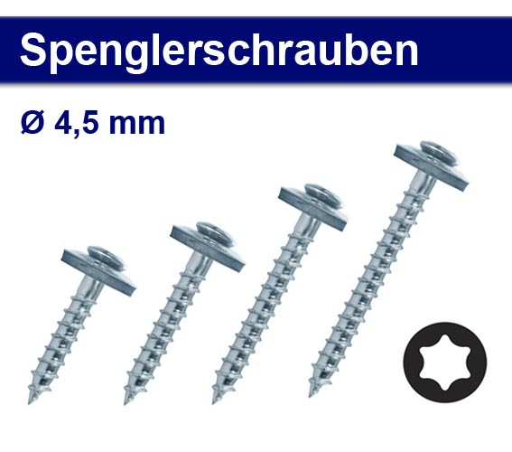 Spenglerschraube - Edelstahl V2A - Ø 4,5 mm